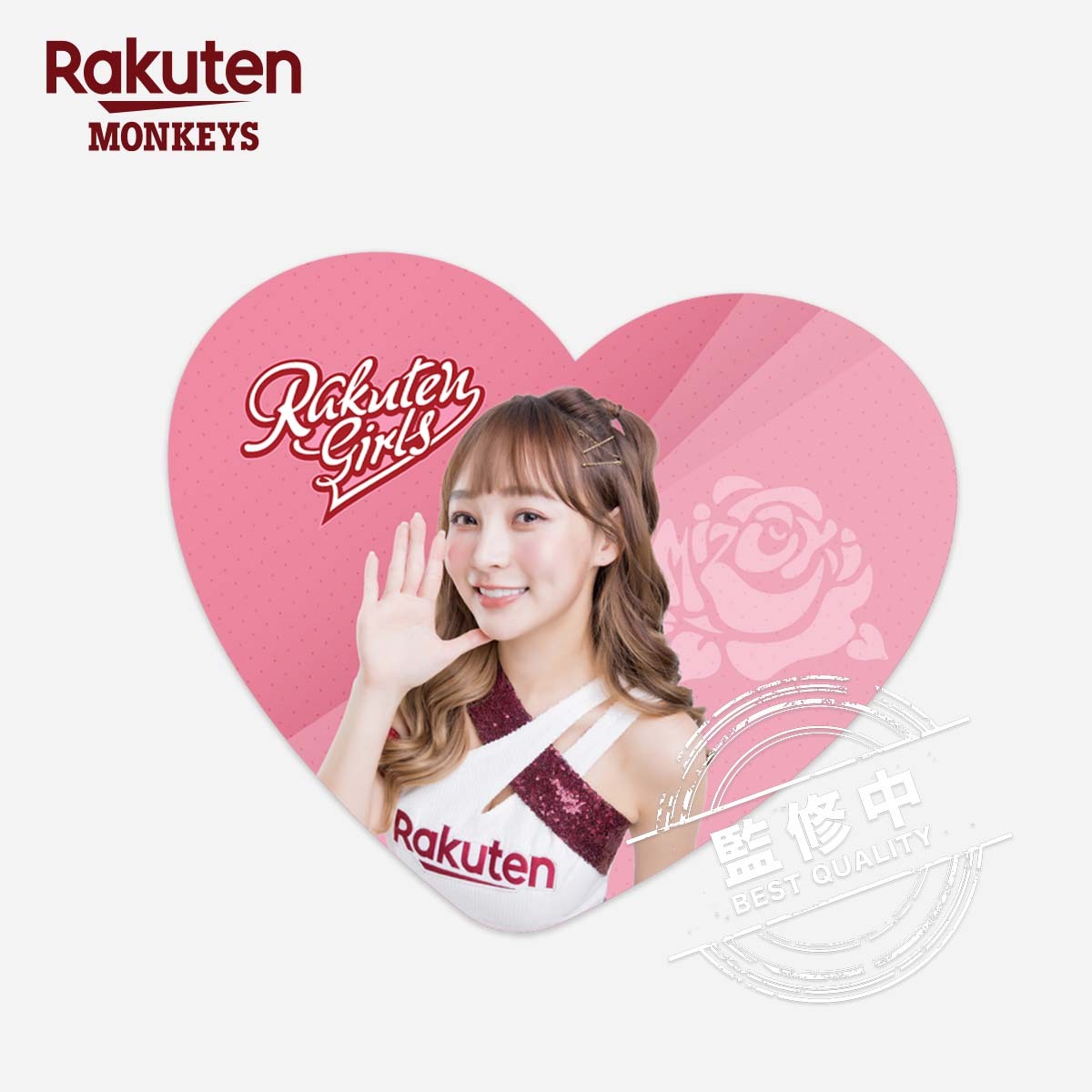 樂天女孩-愛心抱枕-林襄