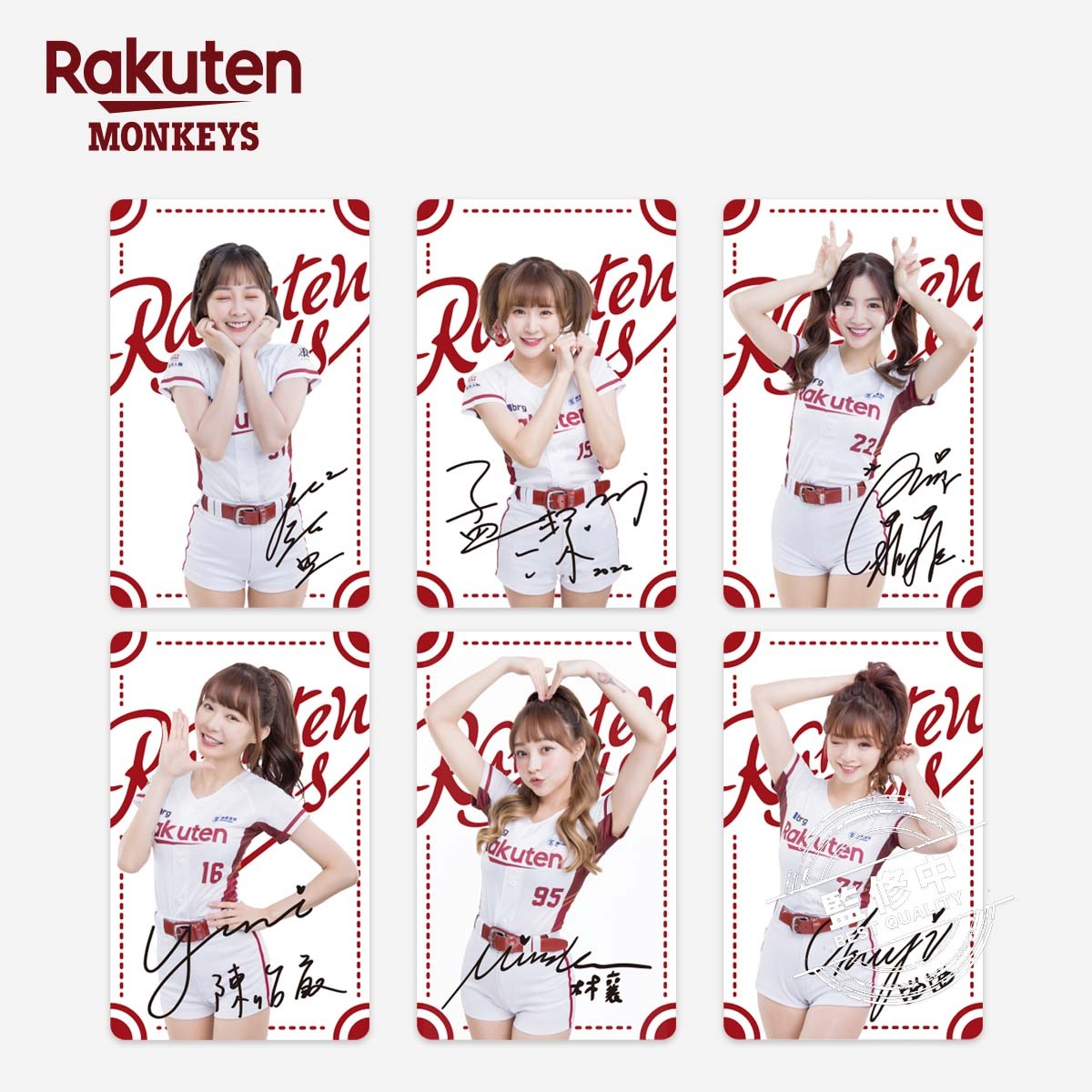 樂天女孩-證件卡套-人物小卡組