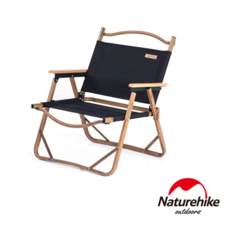 【Naturehike】NH 挪客 戶外便攜式質感木紋折疊椅