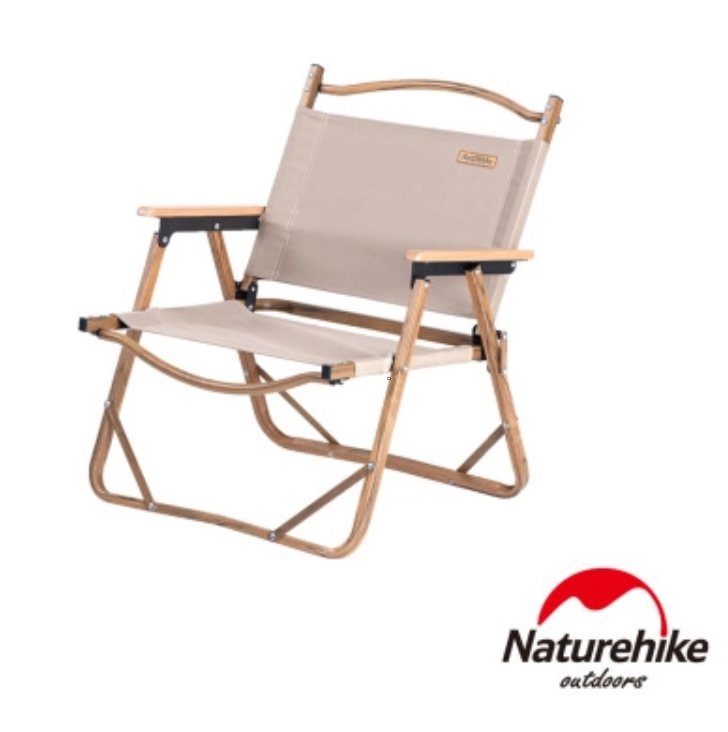 【Naturehike】NH 挪客 戶外便攜式質感木紋折疊椅