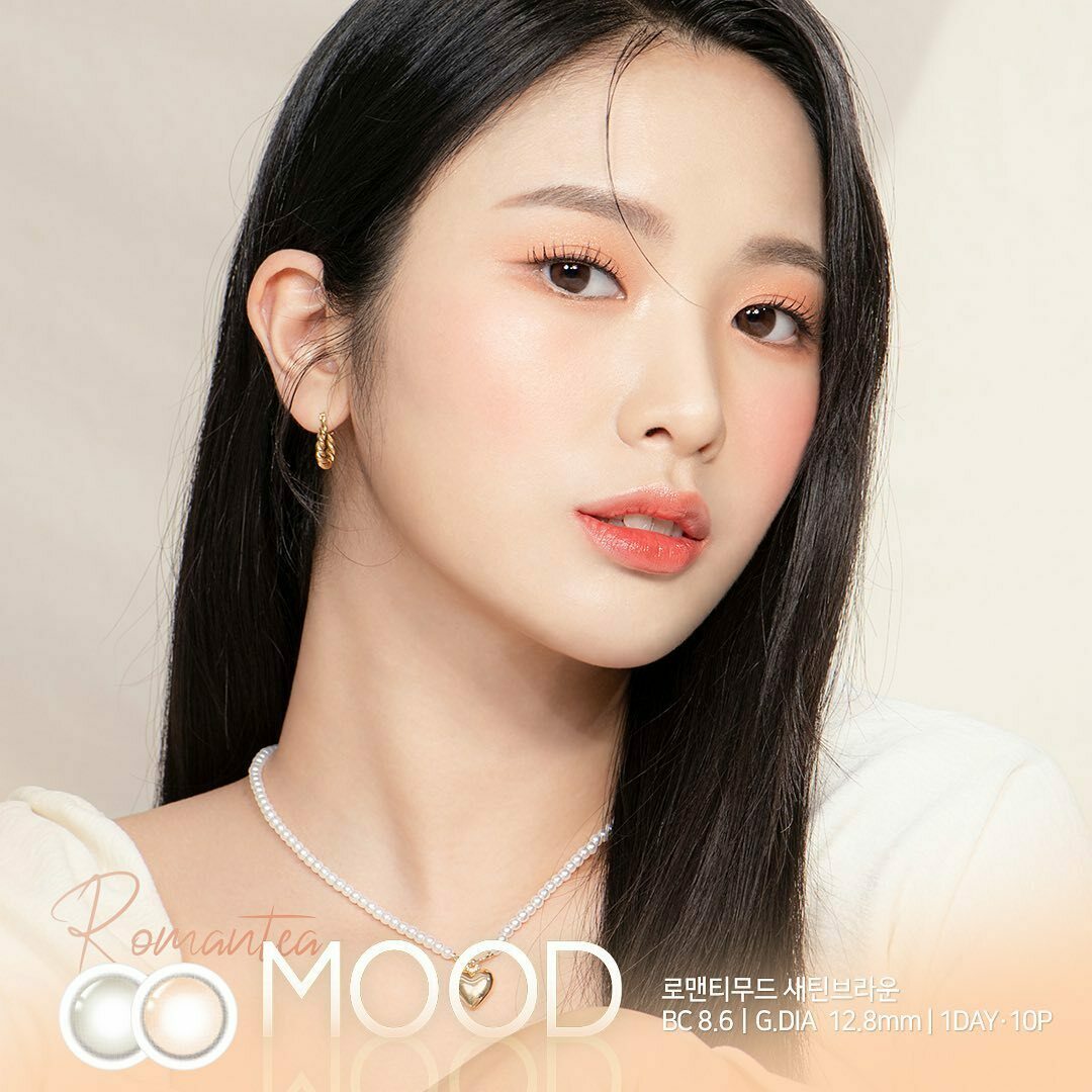 [預訂] [日拋]Lenstown Romantea Mood 1 Day Gray 彩妝隱形眼鏡｜每盒10片