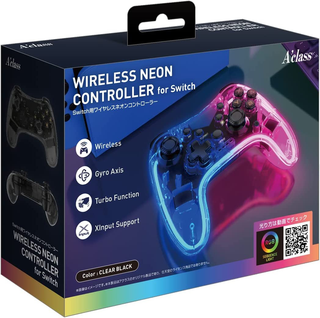 NS A'class 無線控制器 霓虹色 SASP-0658