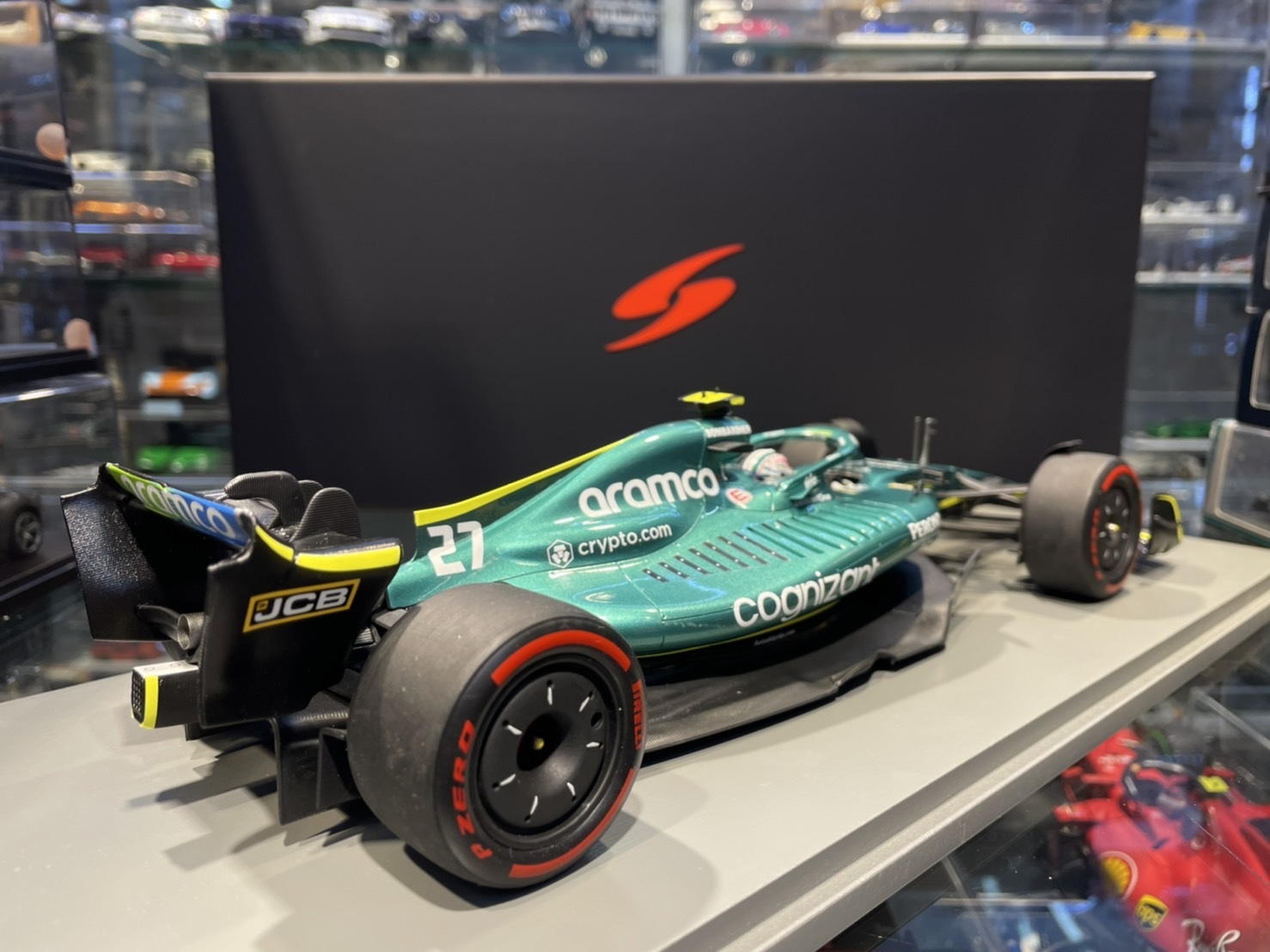 Spark 18S761 Aston Martin AMR22 #27 Bahrain GP 1/18