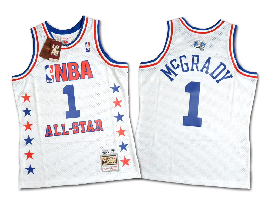 Mitchell & Ness 2003 NBA 全明星賽 Tracy McGrady 復刻 Swingman 球衣
