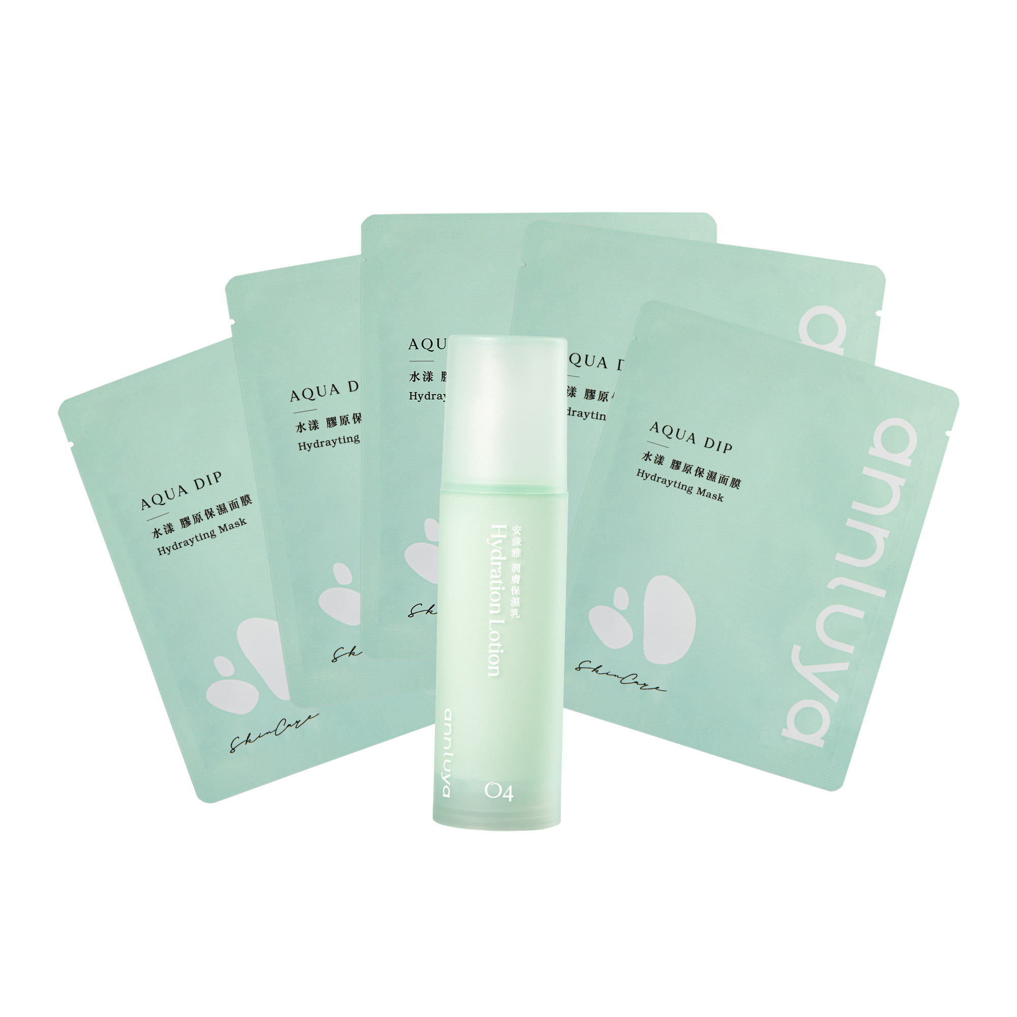 安綠雅潤膚保濕乳面膜組(水漾5入或晨露5入)