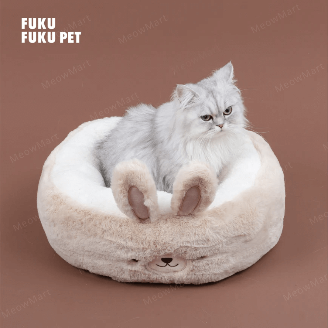 【限定8折】萌兔深睡保暖寵物窩