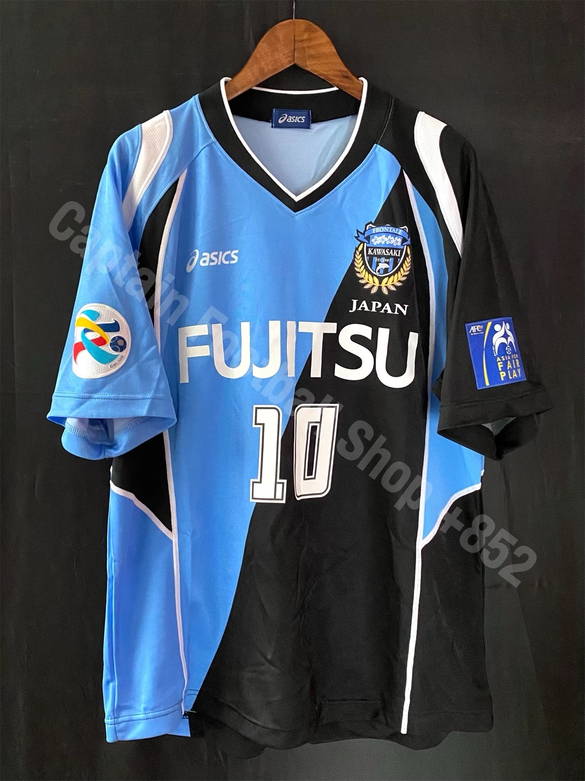 川崎前鋒 2010 Asics 亞冠版主場球衣 #10 祖連奴