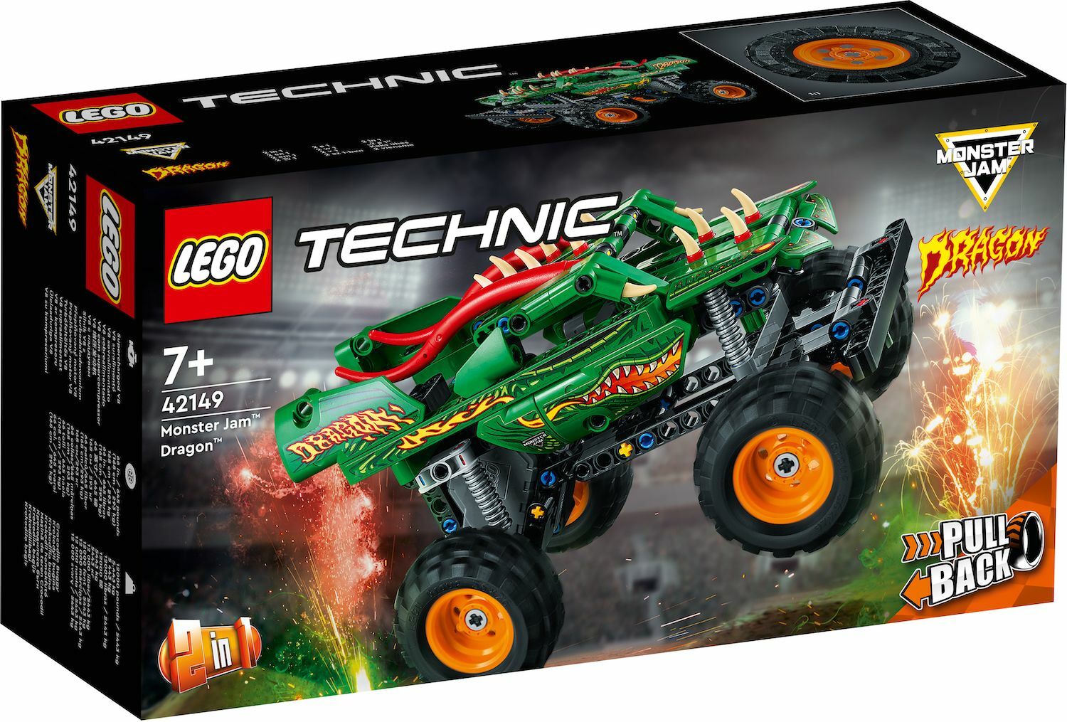 [飛米樂高積木專賣店] LEGO 42149 TECHNIC-迴力卡車 Dragon