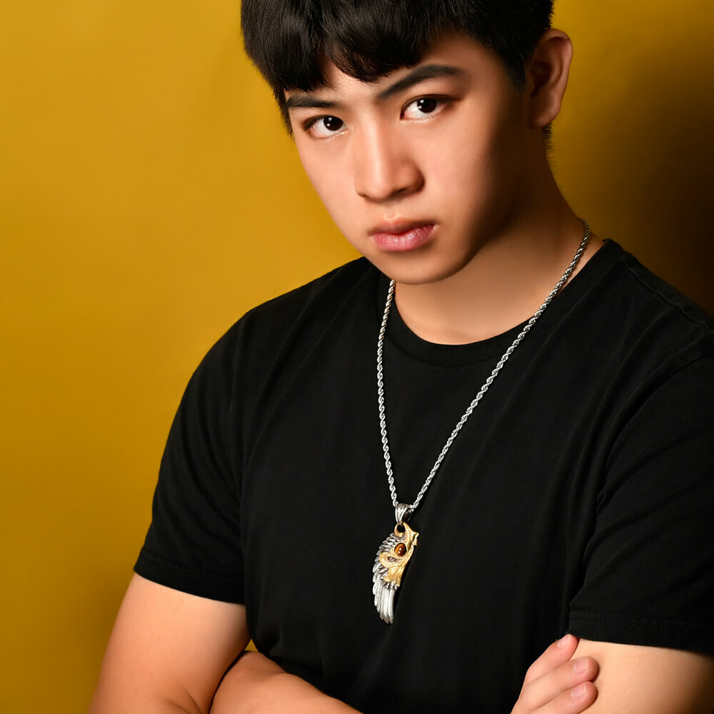 如虎添翼虎眼石 個性項鍊/個性飾品/項鍊－快速出貨