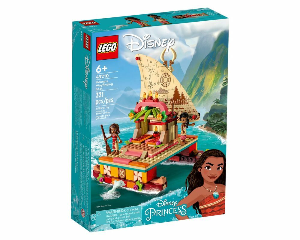 [飛米樂高積木專賣店] LEGO 43210 Disney-莫娜的雙殼船