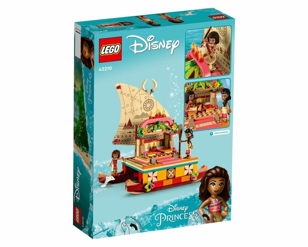 [飛米樂高積木專賣店] LEGO 43210 Disney-莫娜的雙殼船