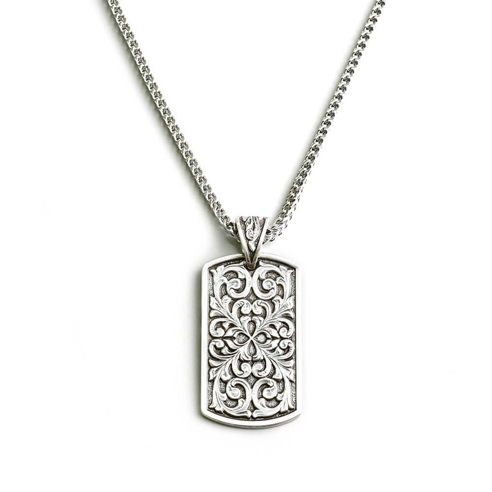 闇夜金州搖滾唐草紋 個性項鍊/個性飾品/項鍊－快速出貨