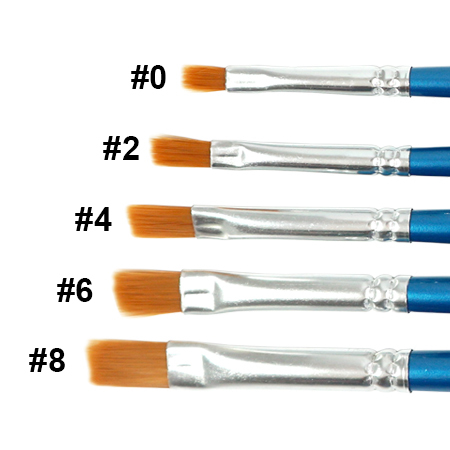 【PENROTE筆樂】平頭尼龍畫筆（A/B款）