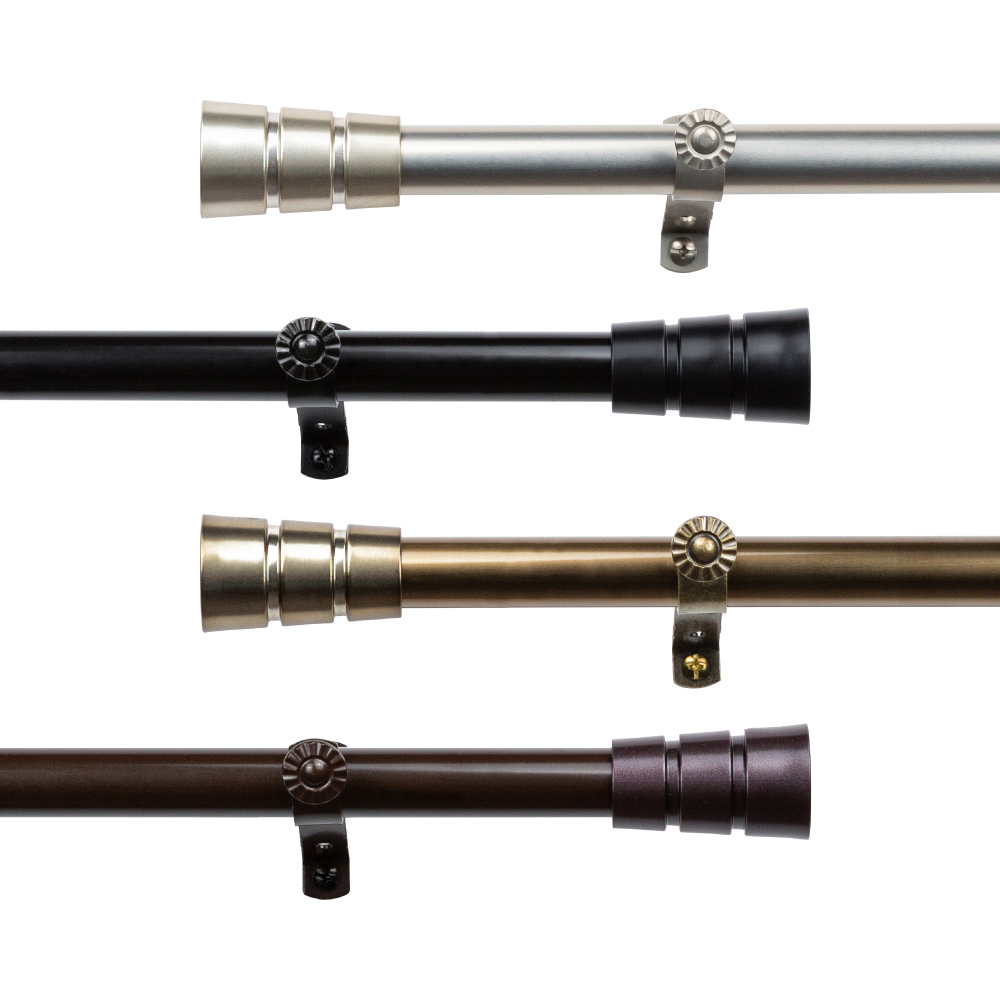 20.7mm│摩登時尚│伸縮窗簾桿架│4色2尺寸