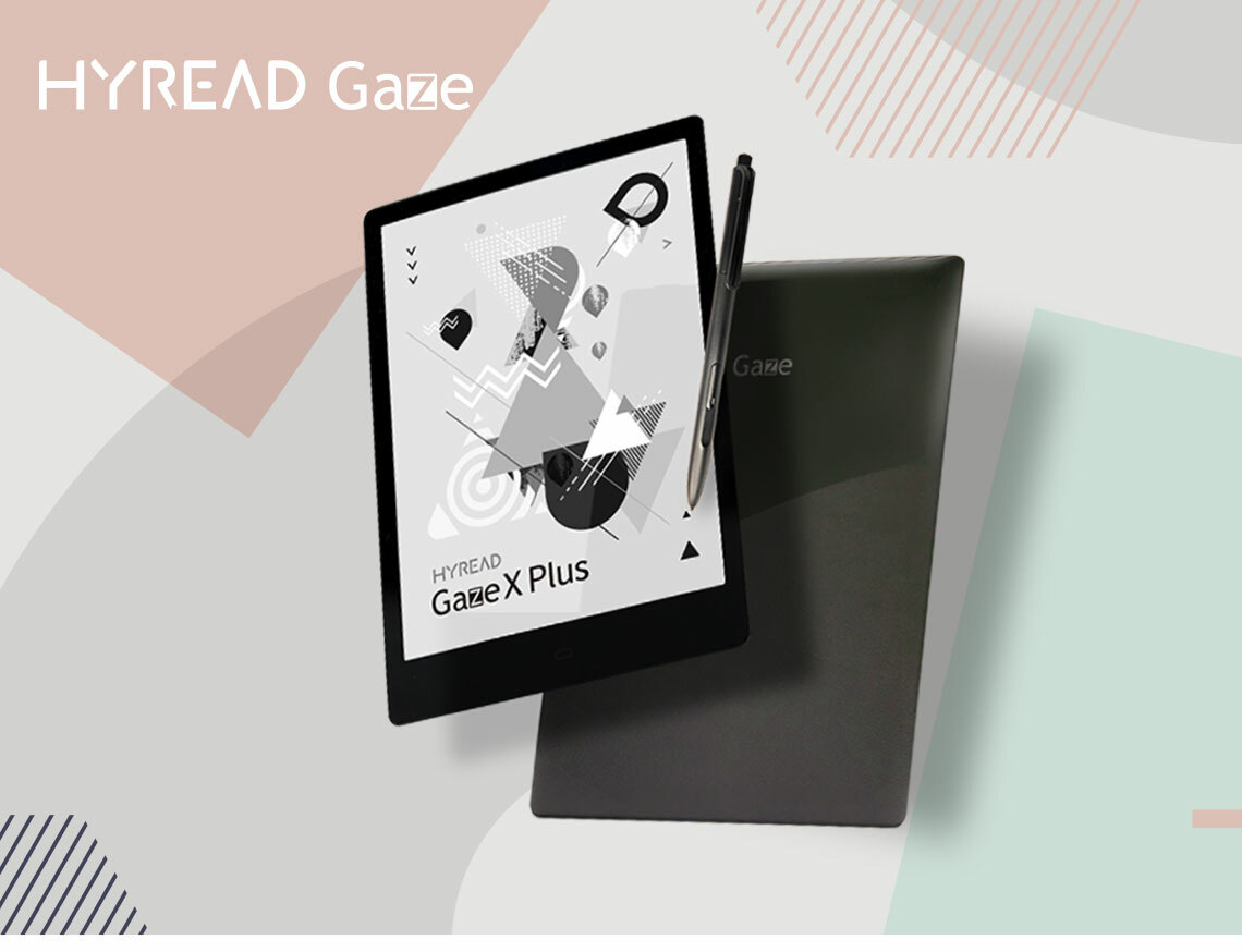 HyRead Gaze X Plus 10.3 吋全平面電子紙閱讀器