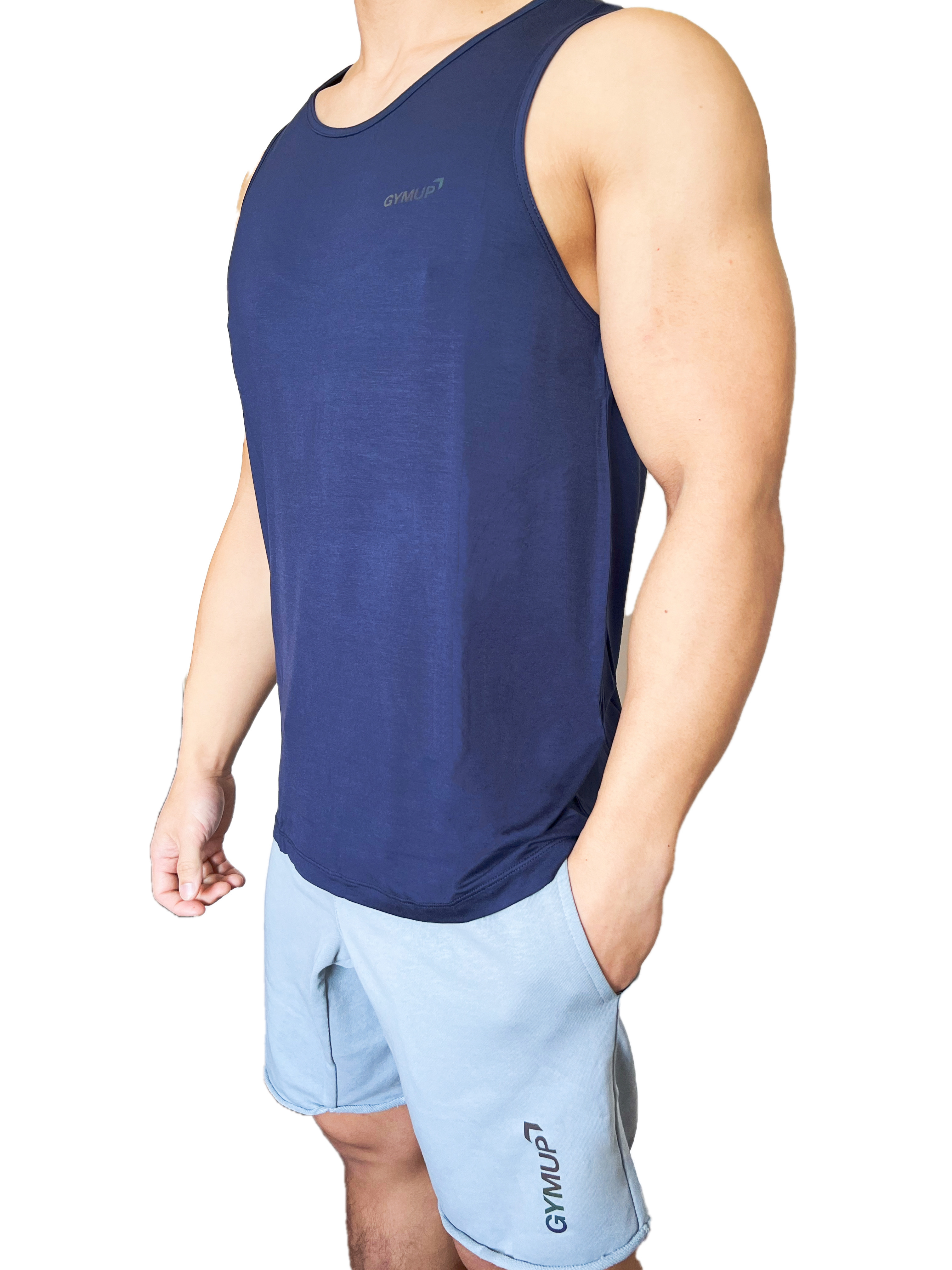 GYMUP 經典訓練背心 02 海軍藍
