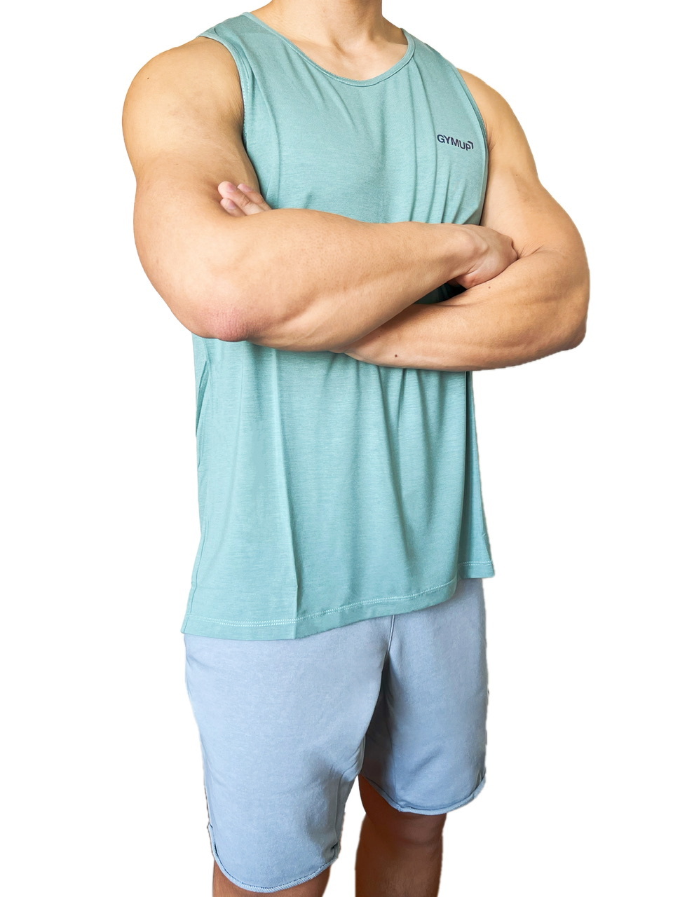 GYMUP 經典訓練背心 02 森林綠