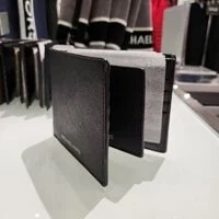 [S] MICHAEL KORS BLACK BILLFOLD WITH PASSCASE WALLET , 193600149214 (SMK133)