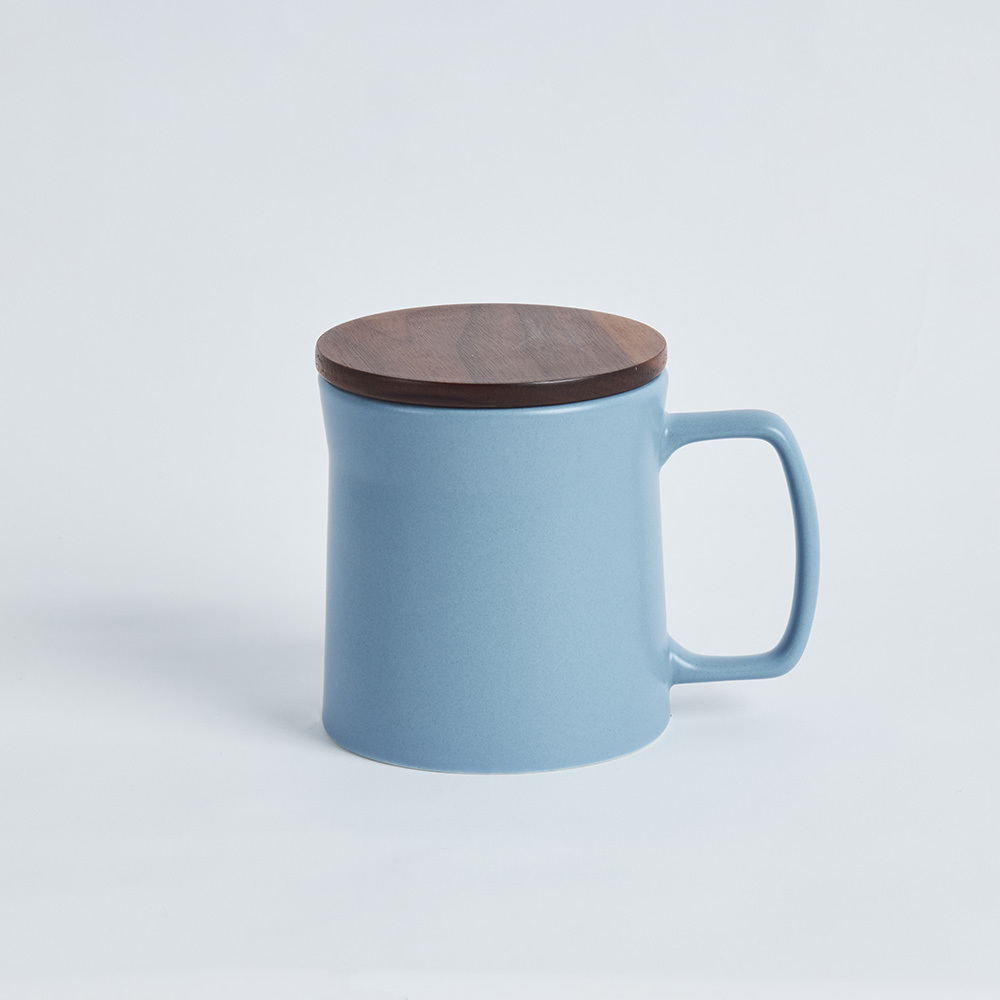 咖啡事-Intuit直覺馬克杯(小)_1入組(藍)+木蓋
