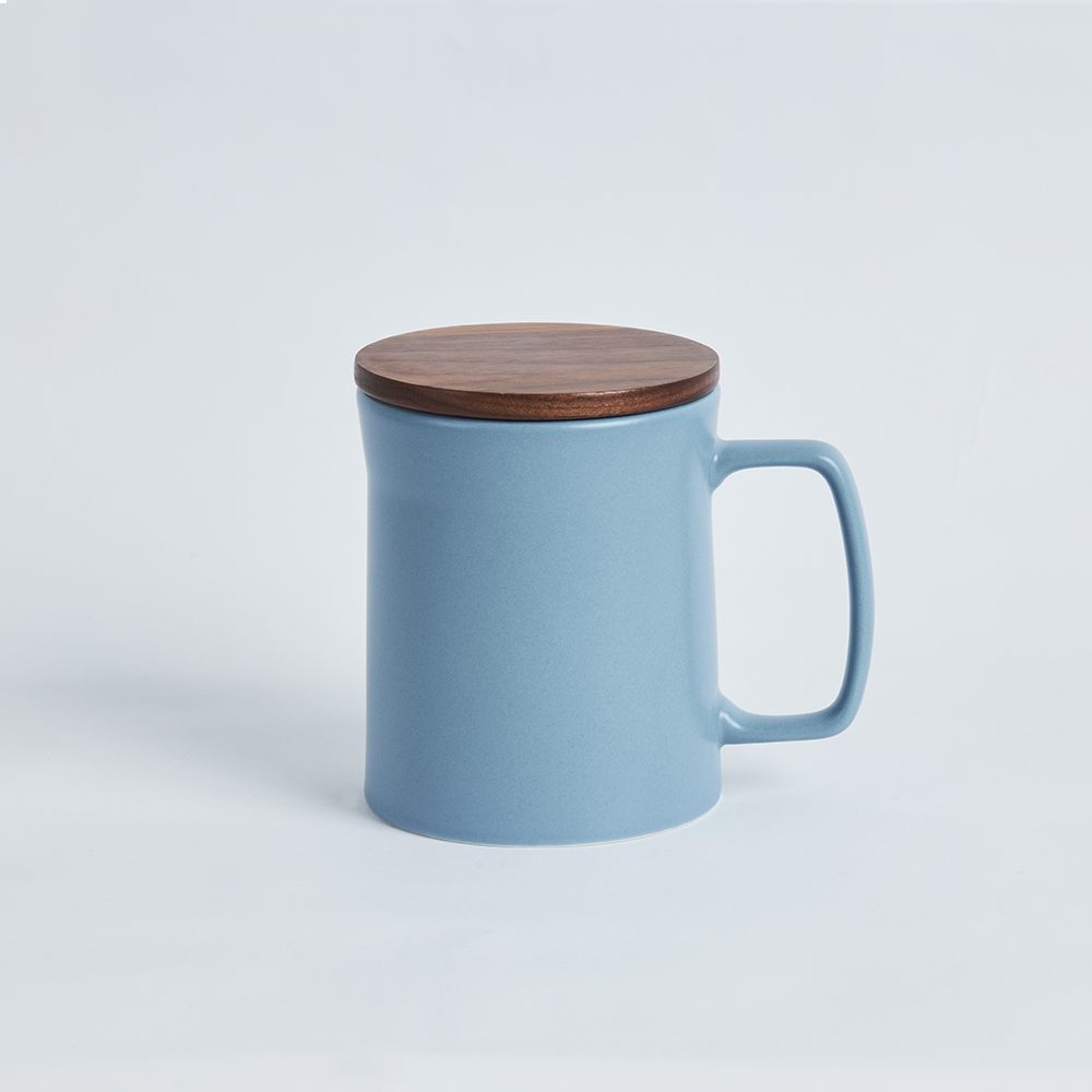 咖啡事-Intuit直覺馬克杯(大)_1入組(藍)+木蓋