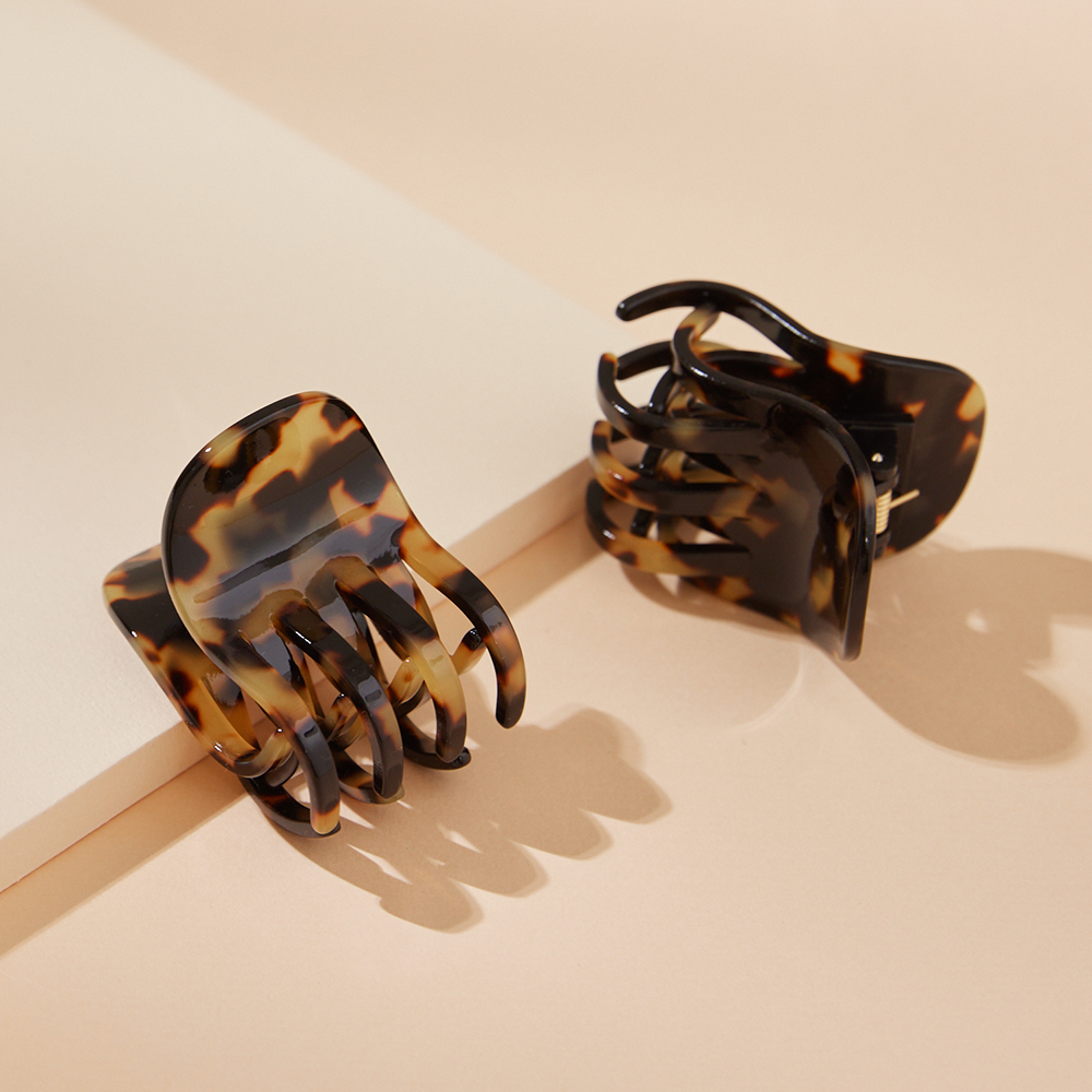 FRANCE LUXE 雙齒小抓夾〈琥珀色〉