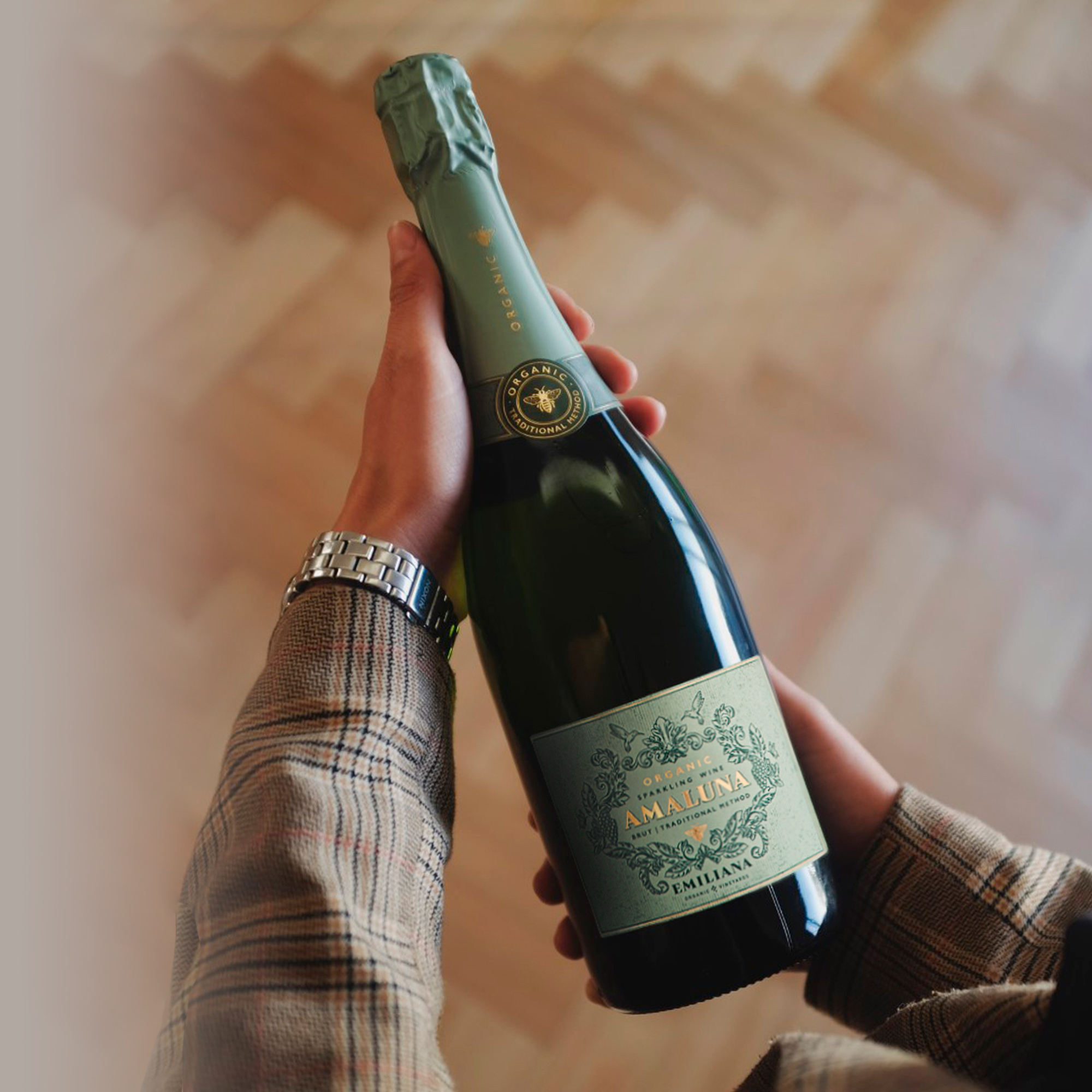 Emiliana,Viña Emiliana,champagne,香檳,Amaluna,Brut,biodynamic,organic wine,vegan wine,氣酒,sparkling wine,biodiversity