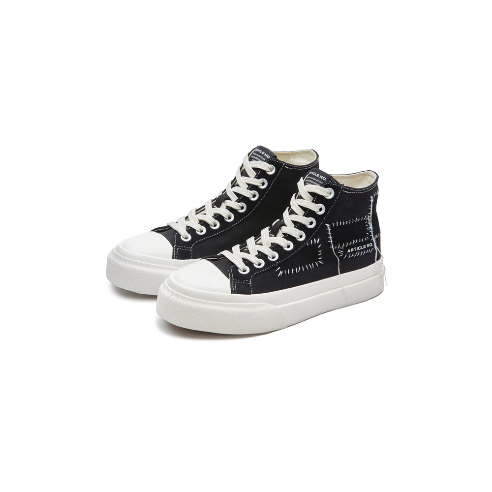 ARTICLE NO. - 1008-P-01 High-Top Patchwork Vulcanized