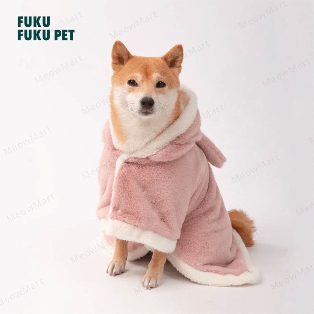 Fukufuku 兔年寵物披風貓披風