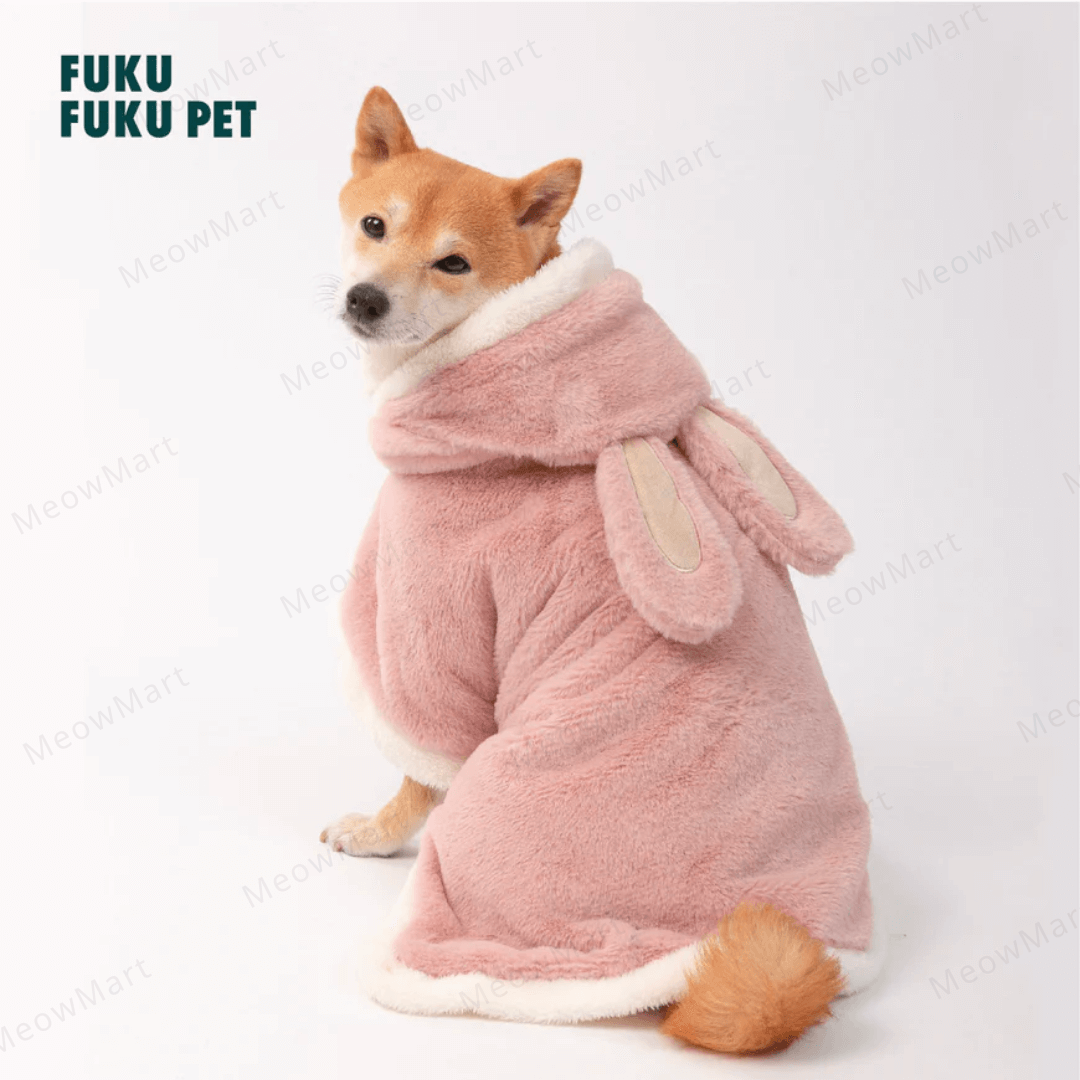 Fukufuku 兔年寵物披風貓披風