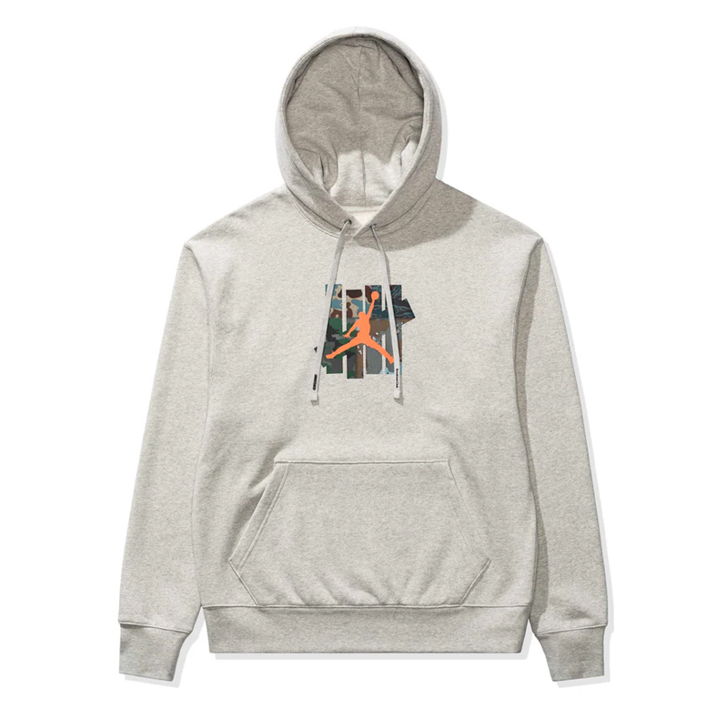 Jordan x UNDEFEATED 聯名款 男款 連帽上衣 帽T 長袖 麻灰 DX4300-050 [台灣現貨]