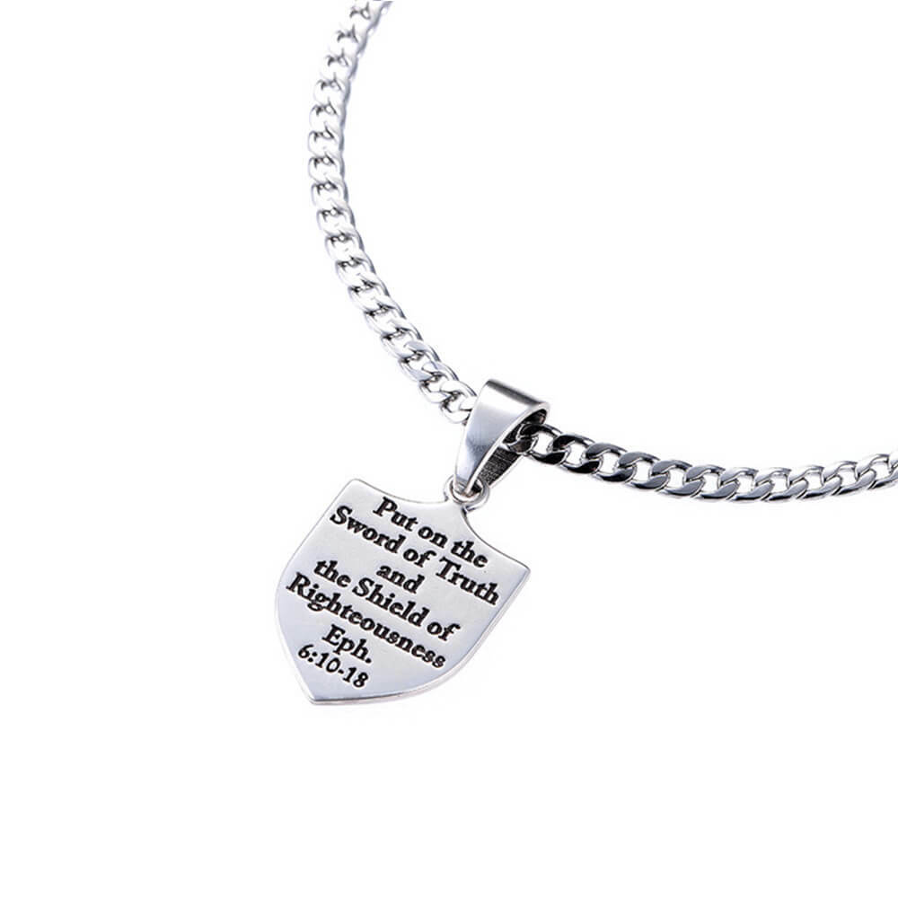 十字盾牌 個性項鍊/個性飾品/項鍊－快速出貨