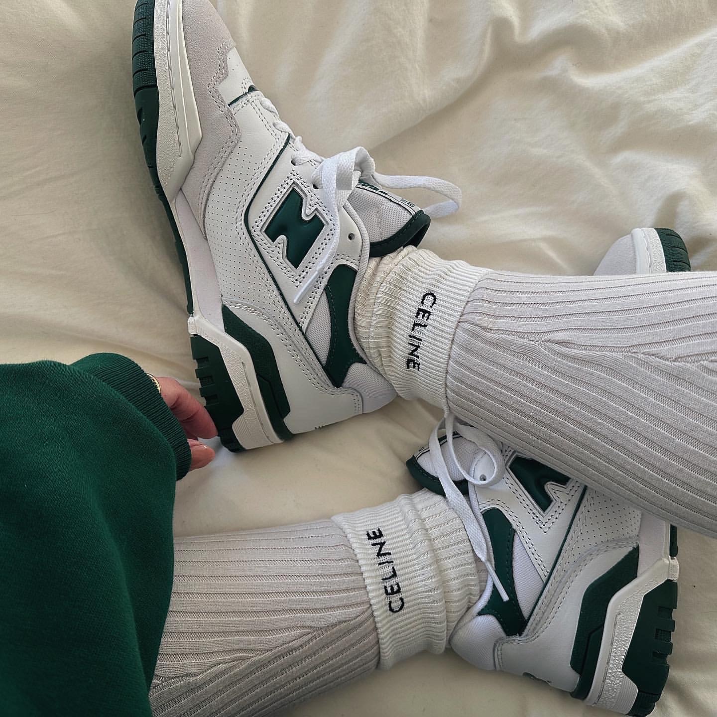 現貨23.5CM┃new balance 550 綠色 白綠 BB550WT1