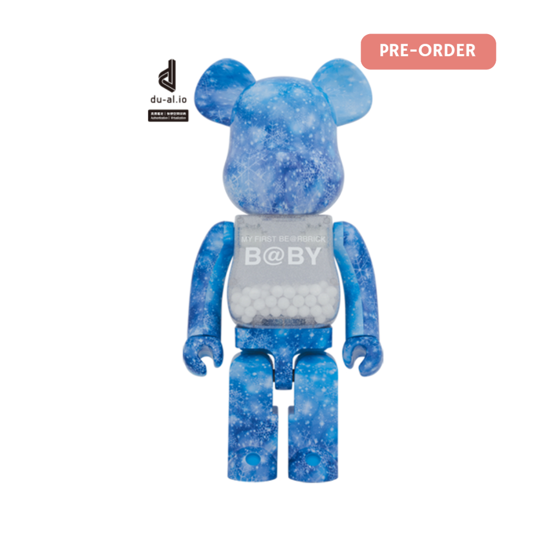 MY FIRST BE@RBRICK B@BY CRYSTAL OF SNOW Ver. 1000％