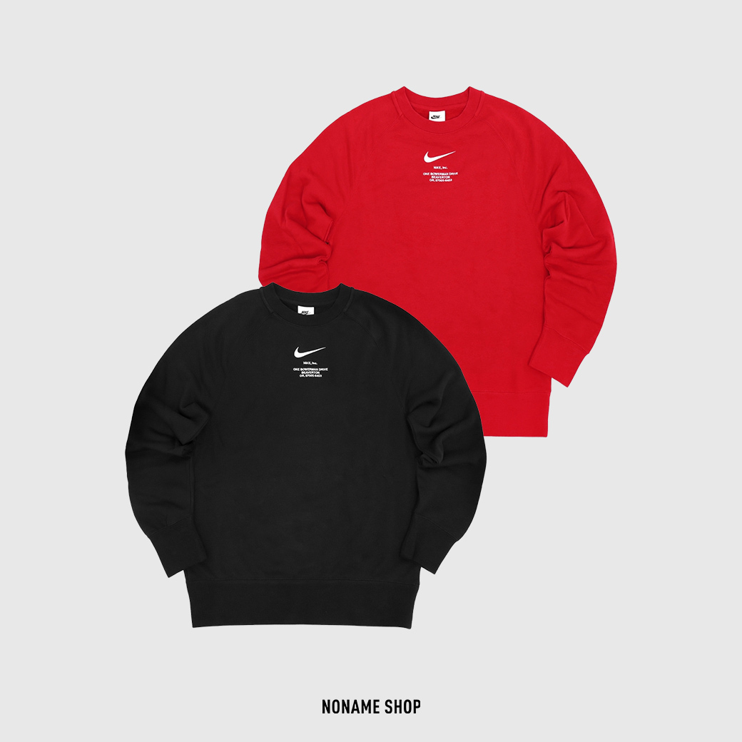 NIKE NSW SUIT 刺繡 小 LOGO 文字 大學T 兩色 (男款)