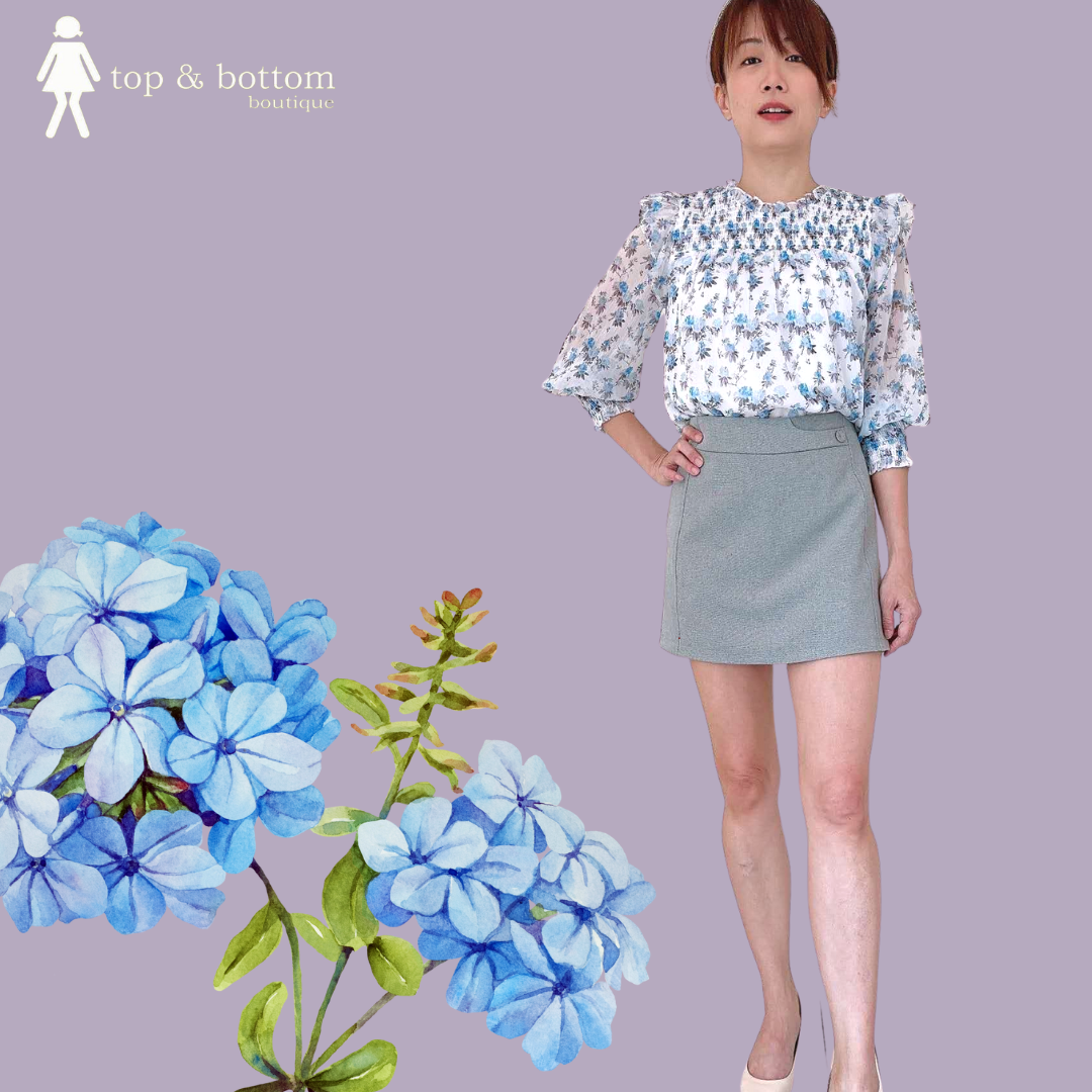 BUTTON FRONT SHORT SKORT