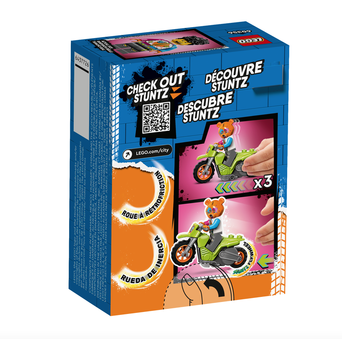 [飛米樂高積木專賣店] LEGO 60356 City-大熊特技摩托車