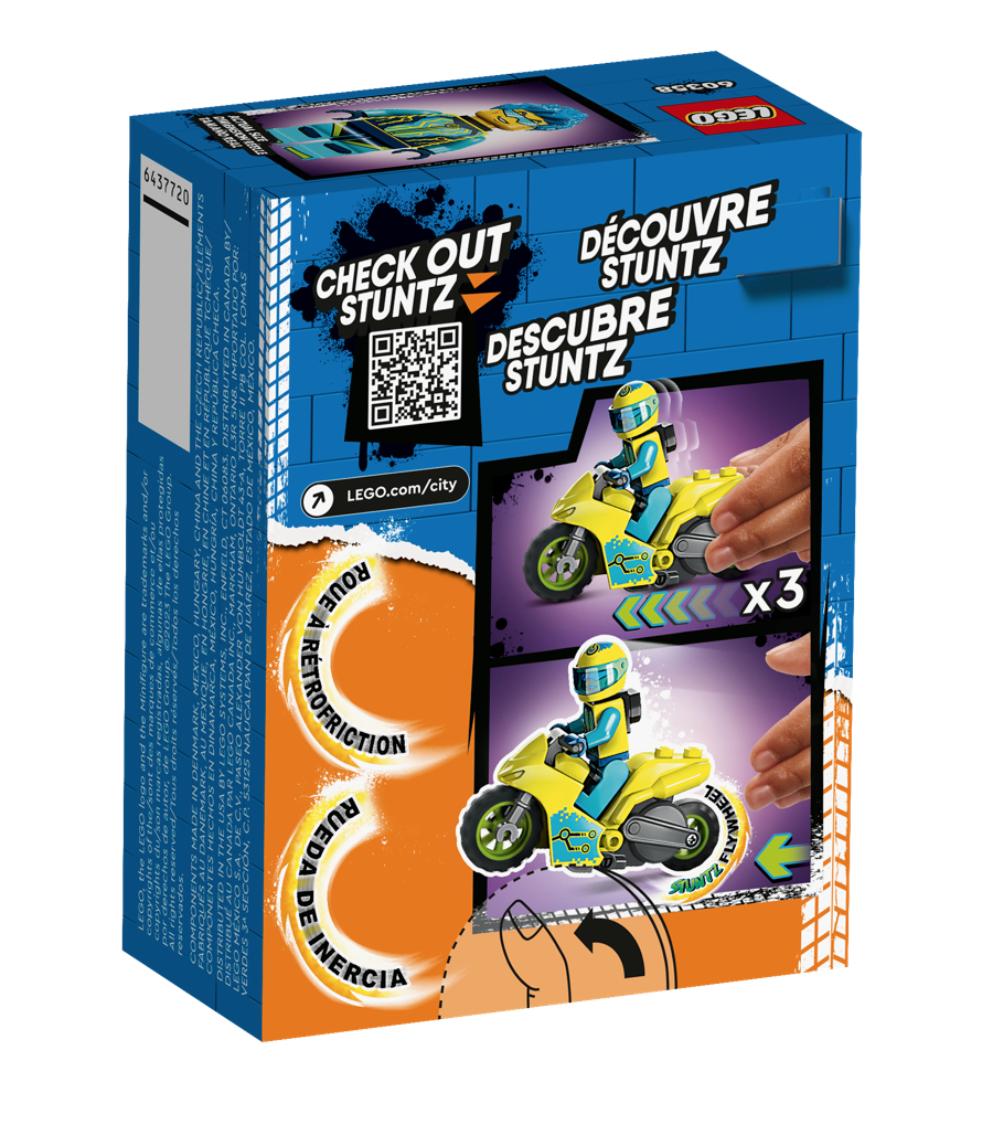 [飛米樂高積木專賣店] LEGO 60358 City-網路特技摩托車