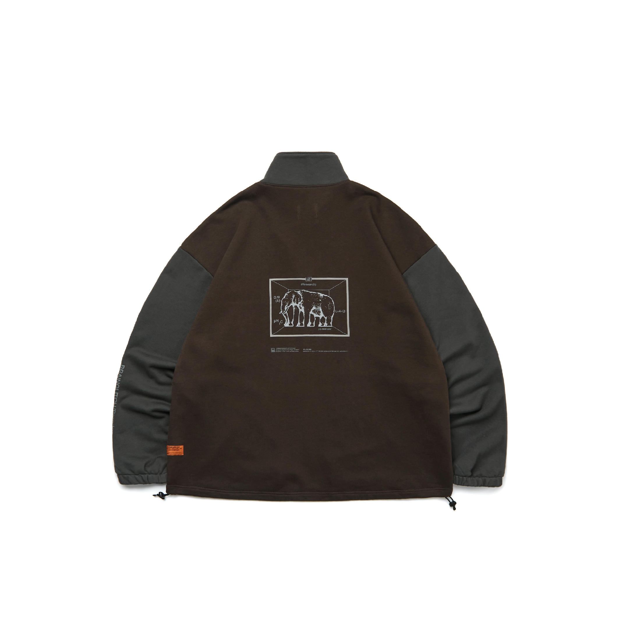 BWF-61 “B/PARADOX” Half Zip Sweat - Saturn