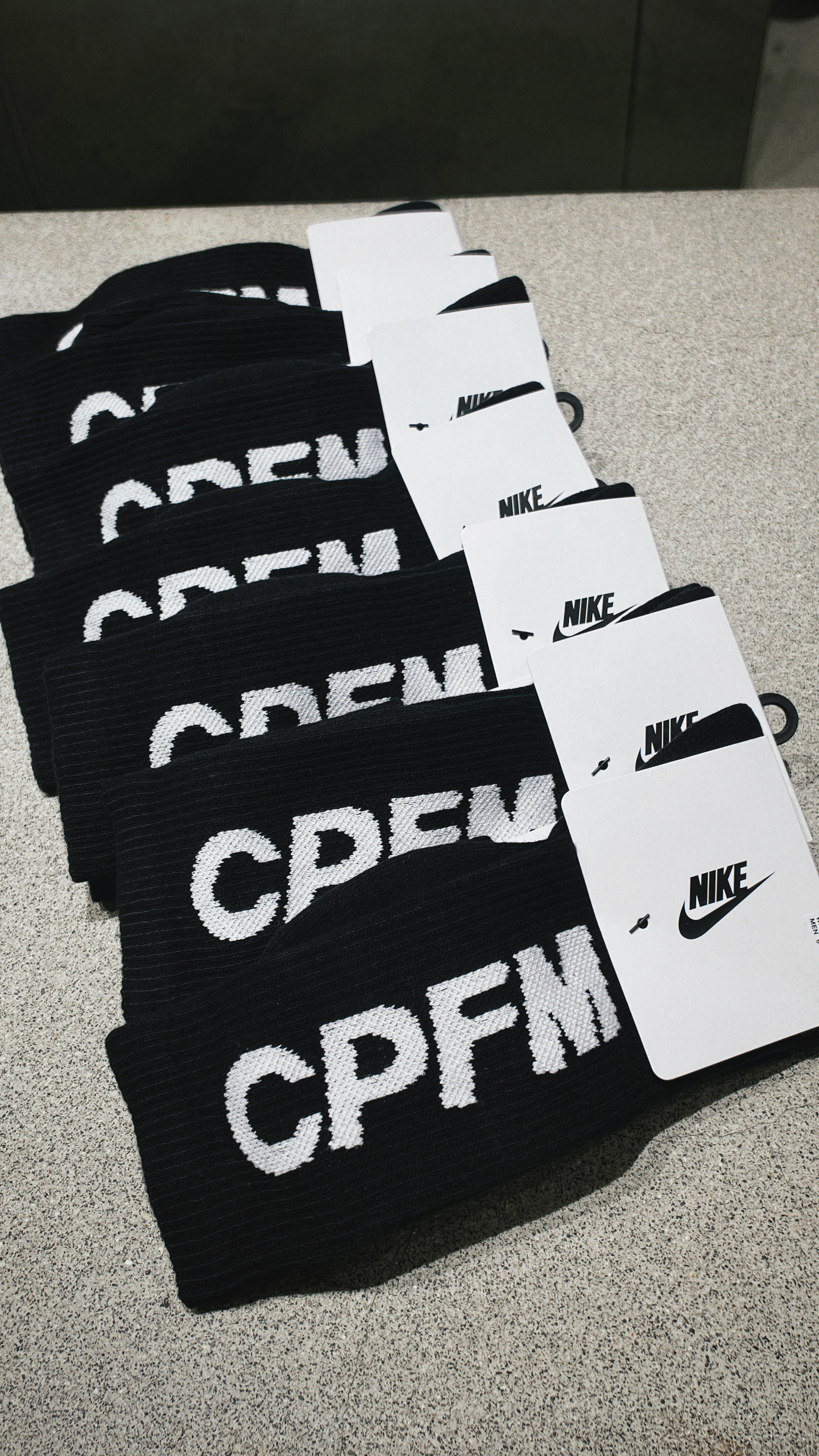 <快速出貨>CPFM 長襪 NIKE聯名黑白