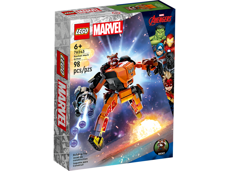 LEGO Marvel Superheroes 76243 : Rocket 武裝機甲