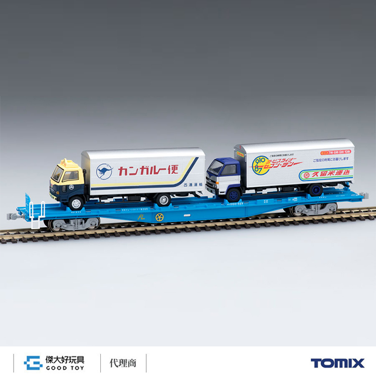 TOMIX HO クム1000.1001 積荷用トラック4台 - 鉄道模型