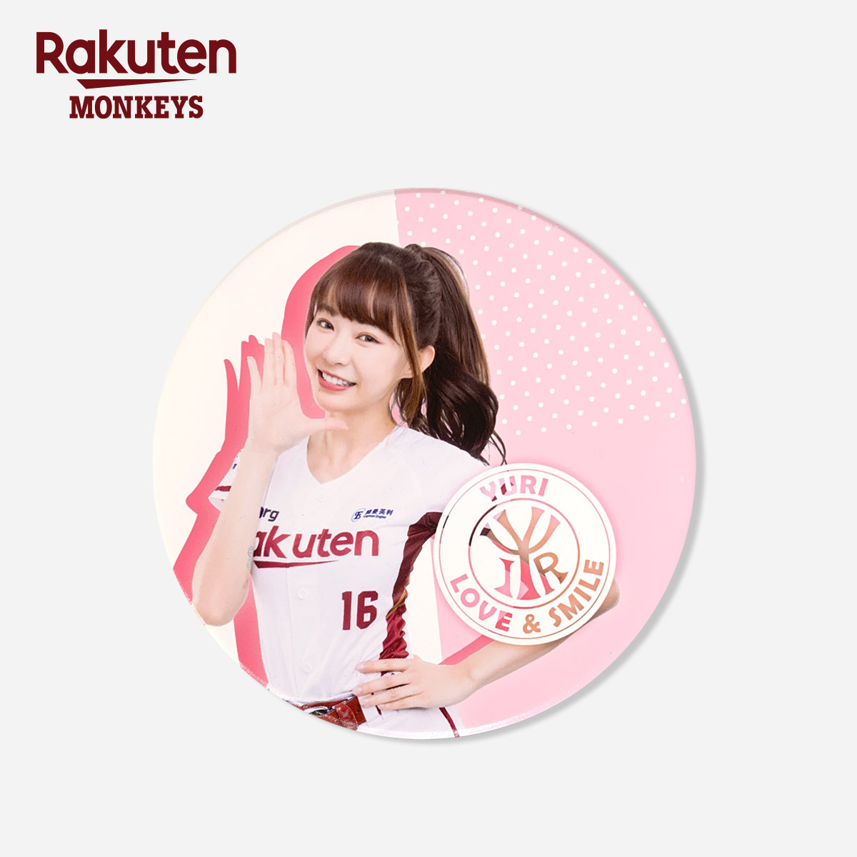 樂天女孩-陶瓷杯墊-YURI