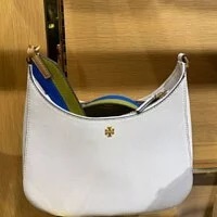 [S] TORY BURCH EMERSON COLOR-BLOCK SWINGPACK,NEW CREAM, 139325-122 (STB335)