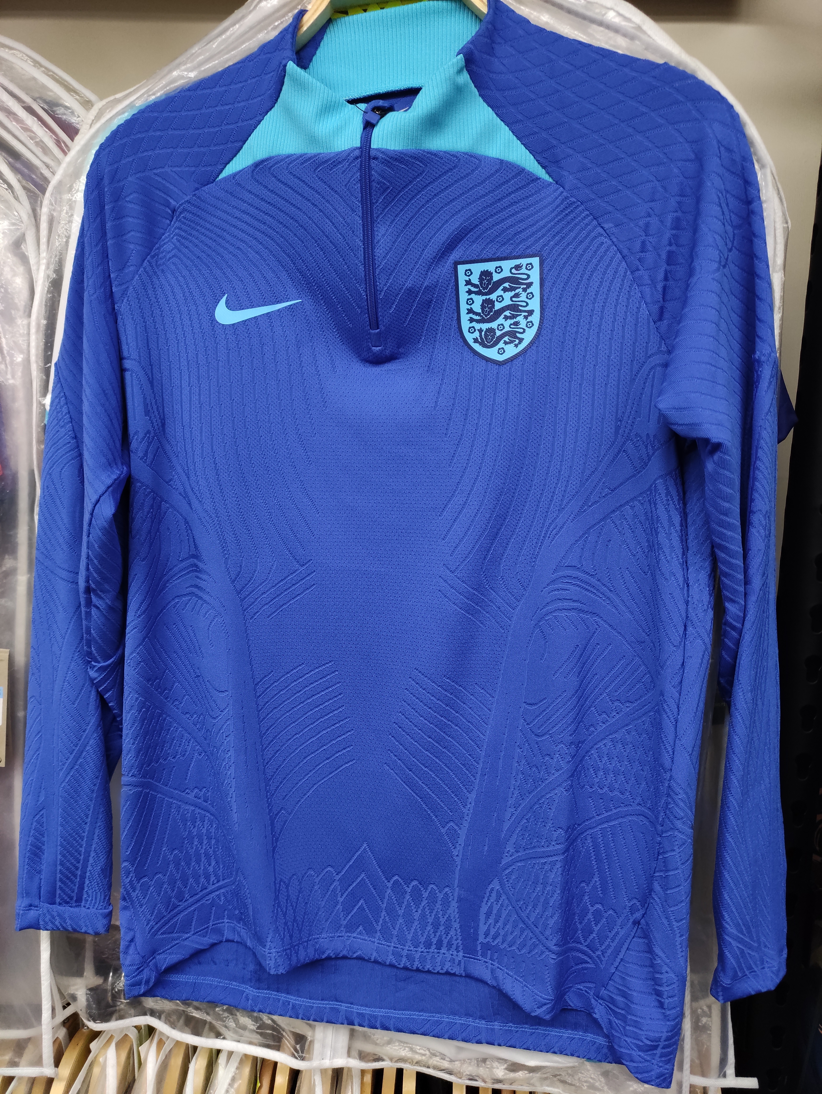 2022英格蘭國家隊球員版長袖半拉鏈訓練服