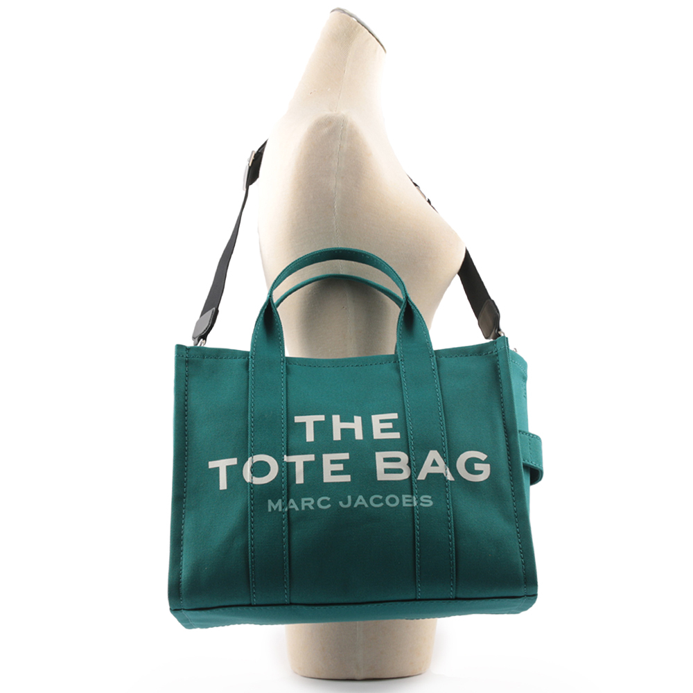 【MARC JACOBS】THE TRAVELER TOTE 二用中款托特包(海灣藍) M0016161 443