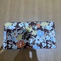 [S] TORY BURCH EMERSON PRINTED WRISTLET ZIP CONTINENTAL,REVERIE, 89486-220 (STB238)
