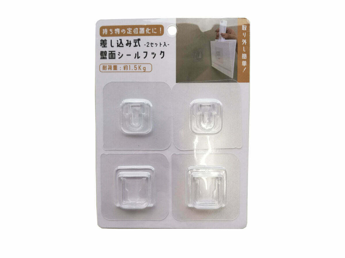 黏著式掛勾/2入