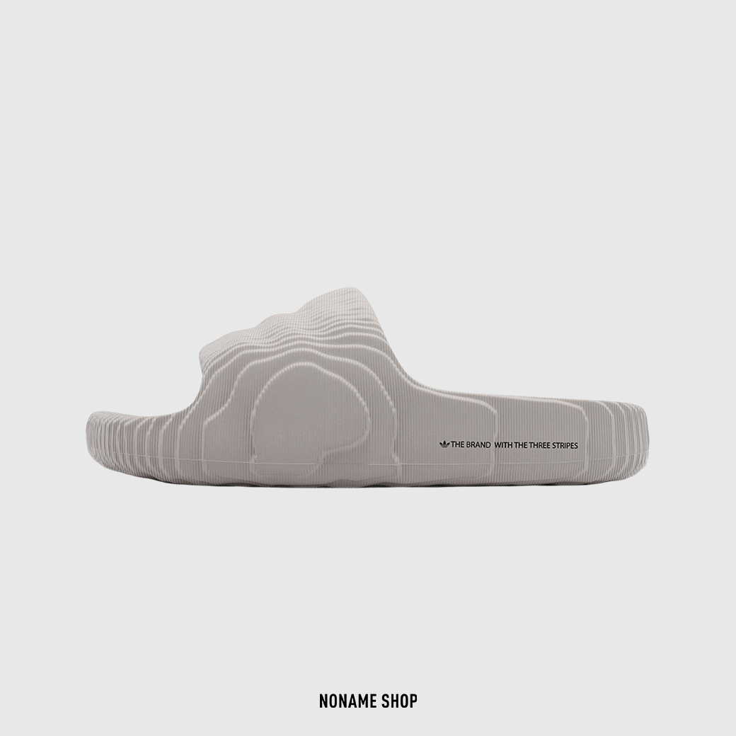 ADIDAS ORIGINALS adilette 22 熔岩 水泥 馬賽克 拖鞋 灰 (男/女同款)