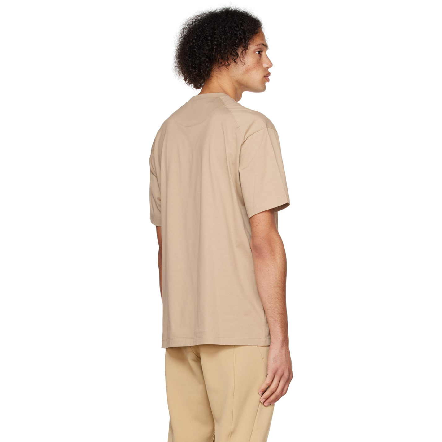 【 Y-3 M CL C SS TEE 胸前LOGO短TEE - 奶茶 】