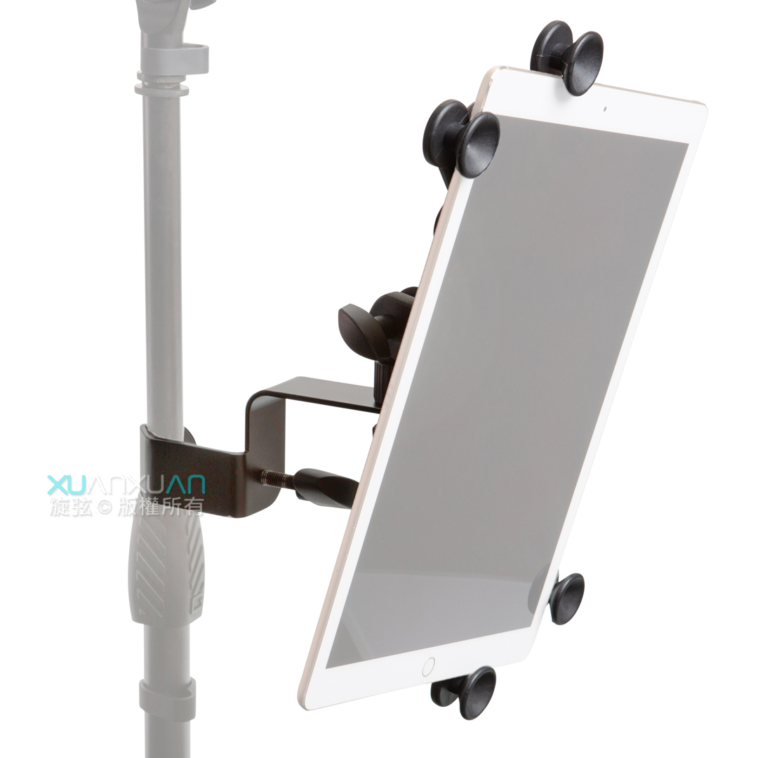 Gator Gator Frameworks - 手機平板夾架 適用5.5~13吋 可夾於麥克風架 穩固耐用 第 3 張圖片｜三峽麥克風